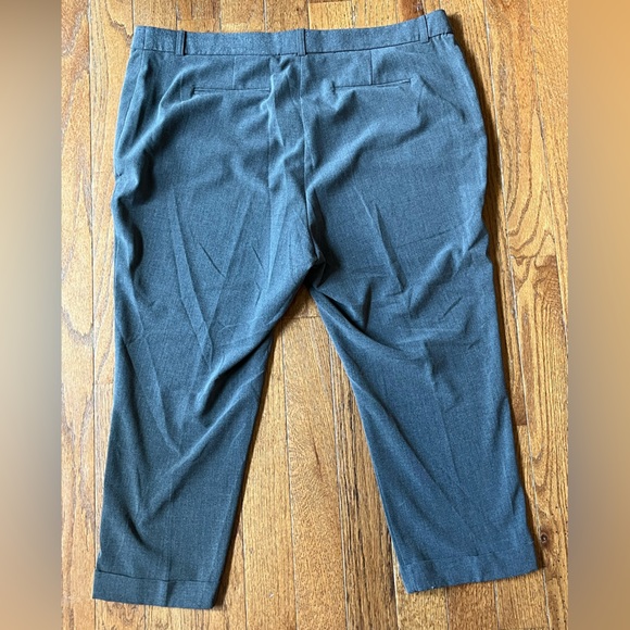 Dress Barn Ankle Pants, Gray, Size 18W - Picture 3 of 6